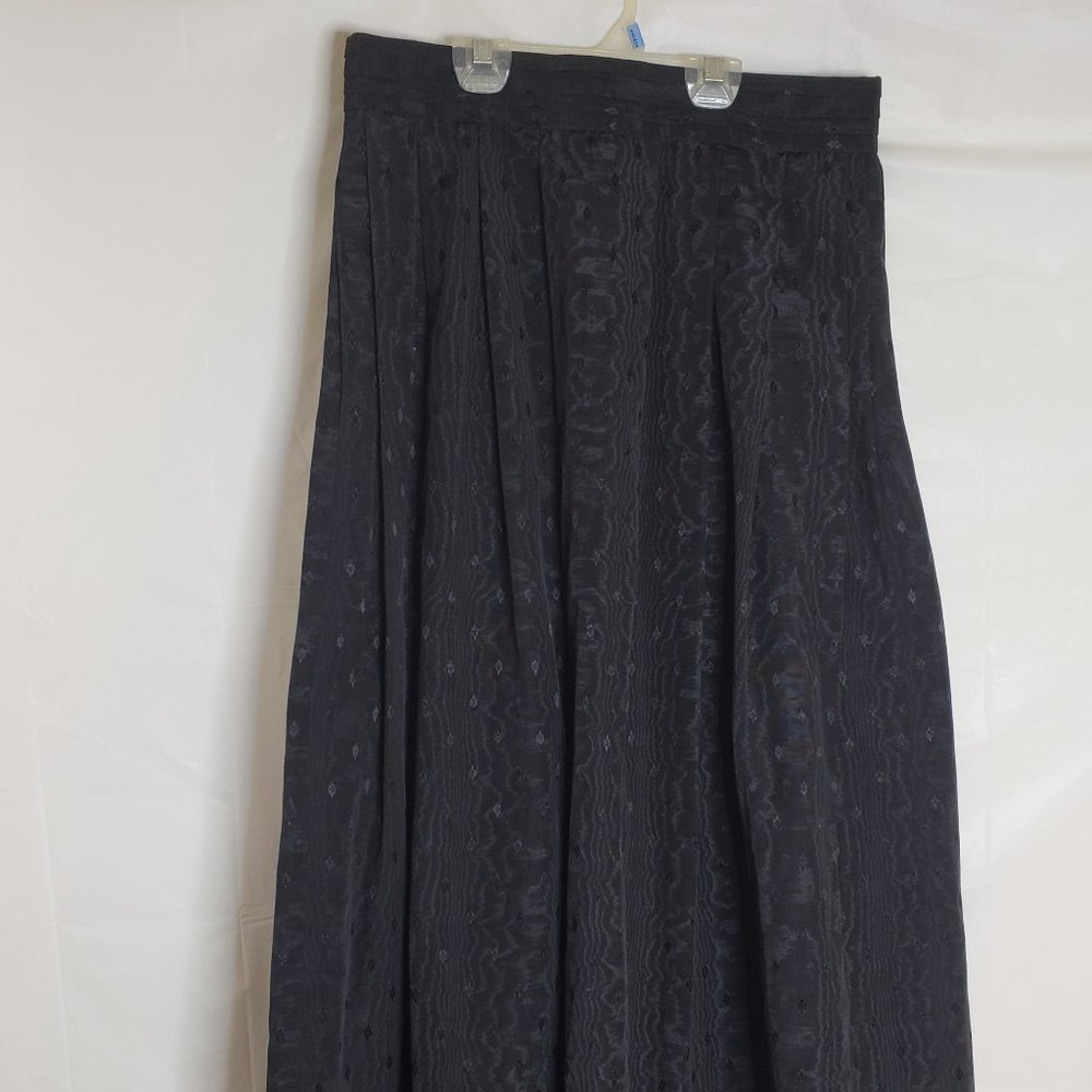 Vintage Daryle Alexander Black Damask Skirt